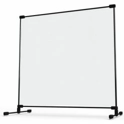 Goff's Goff Personal Safety Tabletop Partition, 15"W x 18"H - Clear